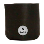 RediRoot Fabric Pot 1 Gallon Black 5 Pack