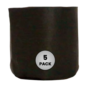 RediRoot Fabric Pot 2 Gallon Black 5 Pack