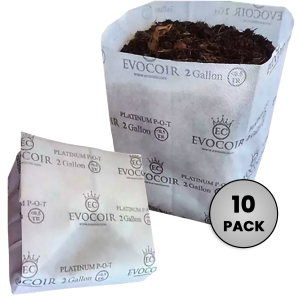 Evocoir Platinum Grow Bag 2 Gal 10 Pack